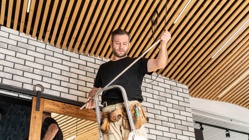 Beadboard Wall And Ceiling Installation